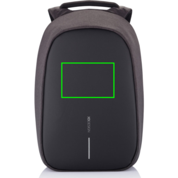 Sac à dos antivol Bobby Hero Regular: Emplacement du logo – face avant du produit