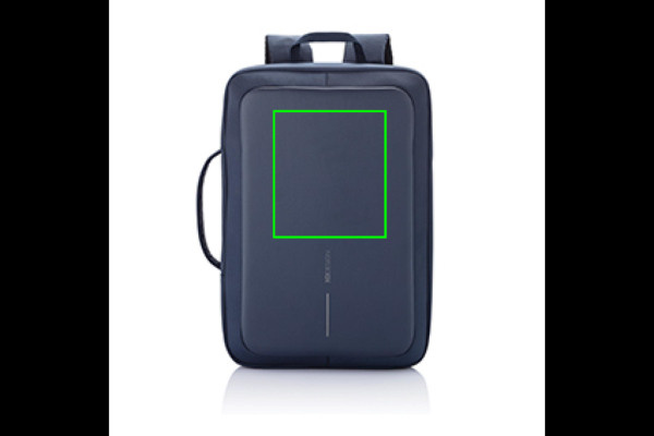Sac à dos et porte-documents antivol Bobby Bizz: Emplacement du logo – face avant du produit