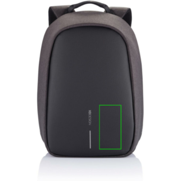 Sac à dos antivol Bobby Hero Small: Emplacement du logo – partie avant droite du produit