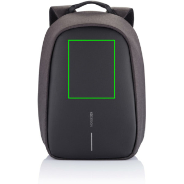 Sac à dos antivol Bobby Hero Small: Emplacement du logo – face avant du produit