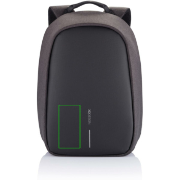 Sac à dos antivol Bobby Hero Small: Emplacement du logo – partie avant gauche du produit