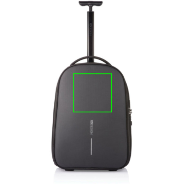 Sac à dos à roulettes Bobby: Emplacement du logo – face avant du produit