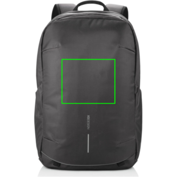 Sac à dos Bobby Explore: Emplacement du logo – partie supérieure de la face avant du produit