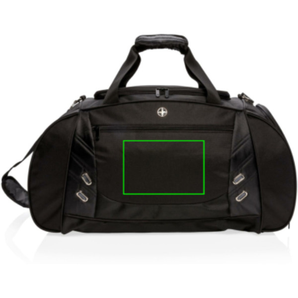 Sac de week-end et de sport: Emplacement du logo – face avant du produit