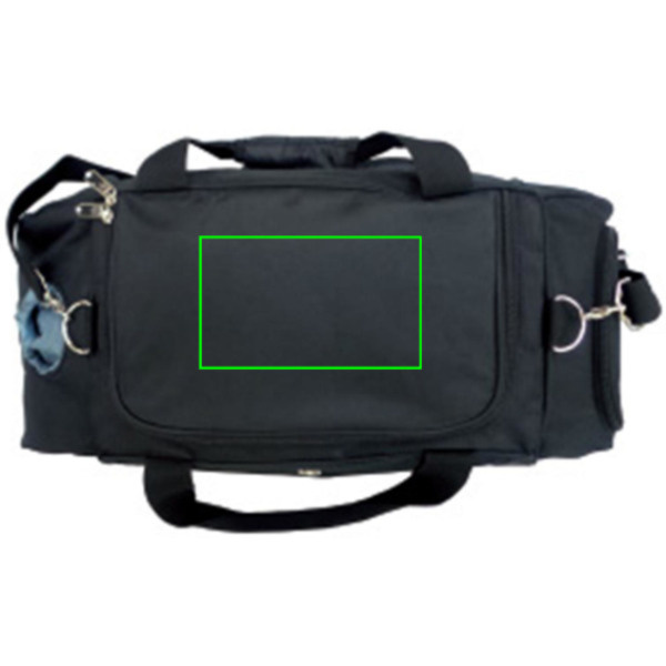 Sac de week-end et de sport: Emplacement du logo – dessus du produit