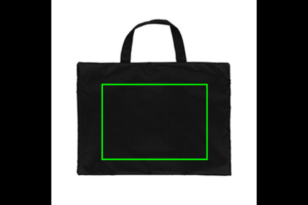 Porte-documents léger Impact AWARE™: Emplacement du logo – face arrière du produit
