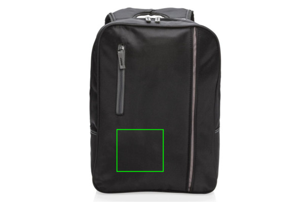 Sac à dos The City: Emplacement du logo – partie inférieure de la face avant du produit