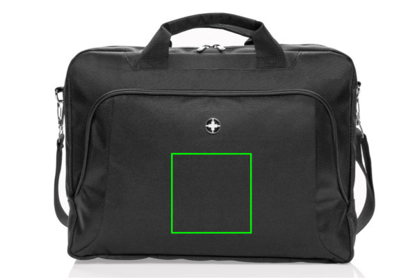 Torba na laptopa Deluxe 15 cali: Położenie logo — przód produktu