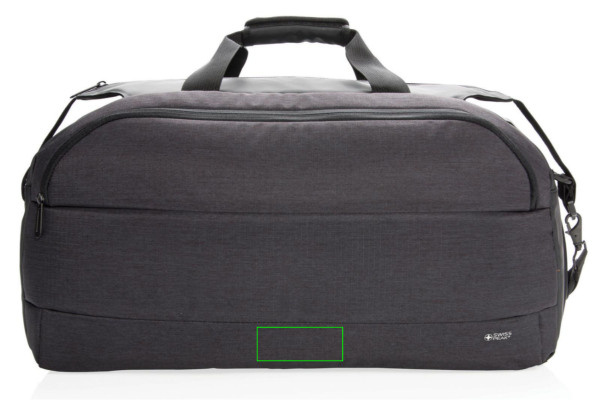 Sac de week-end moderne: Emplacement du logo – partie inférieure de la face avant du produit