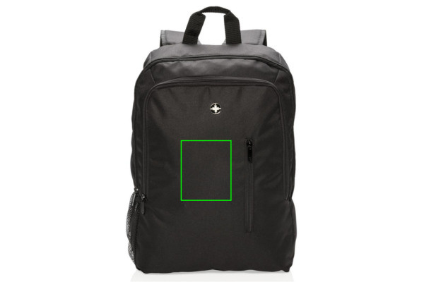 Sac à dos professionnel pour ordinateur 17 pouces: Emplacement du logo – face avant du produit