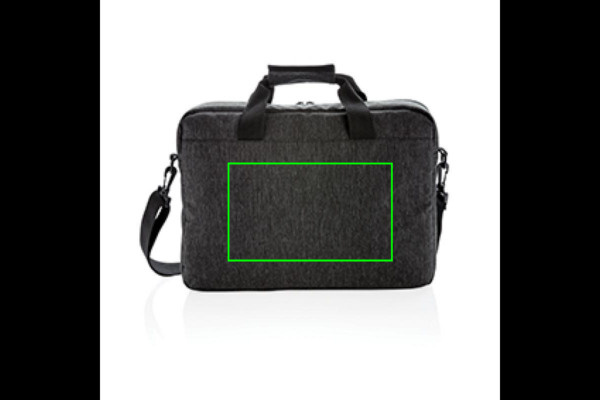 Torba na laptopa 900D bez PVC: Położenie logo — tył produktu