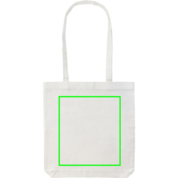 Impact Aware™ recycelte Baumwolltasche: Logoposition – Rückseite des Produkts