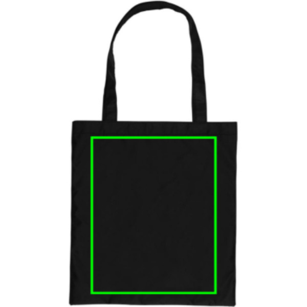 Impact AWARE™ RPET 190T Tragetasche: Logoposition – Rückseite des Produkts