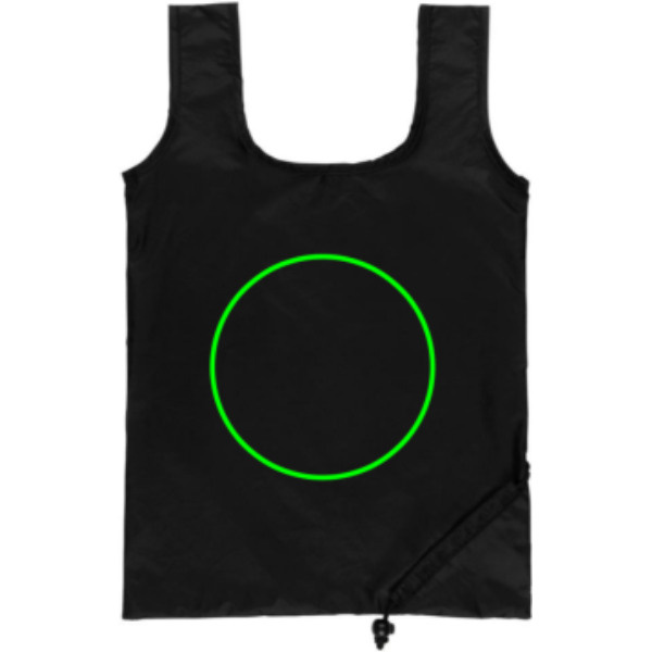 Impact AWARE™ RPET 190T foldable shopper: Logo position – front of the product