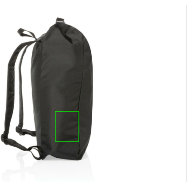 Lekki plecak rolltop Impact AWARE™ RPET: Logo position – lower-left area of the product