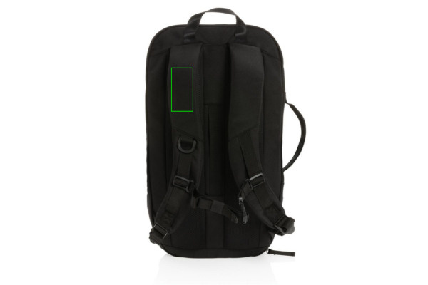 Swiss Peak AWARE™ RPET 15.6" jobb/gymryggsäck: Logotypens placering – rem: vänster sida