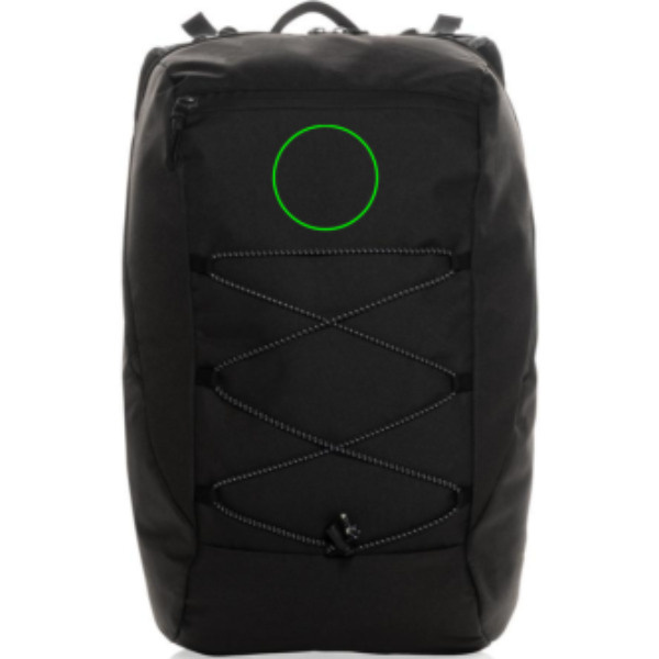 Impact AWARE™ Wanderrucksack 18L: Logoposition – oberer Bereich der Produktvorderseite