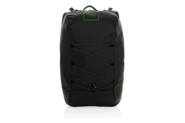Impact AWARE™ Wanderrucksack 18L: Logoposition – Oberseite des Produkts