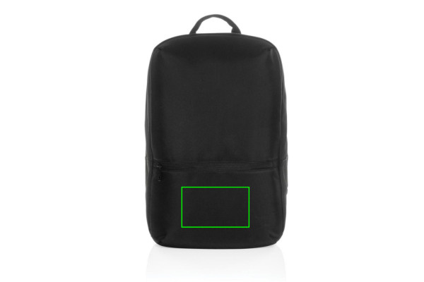 Impact AWARE™ 1200D Minimalist 15,6 collu klēpjdatora mugursoma: Logotipa izvietojums – izstrādājuma priekšpuses apakšdaļa
