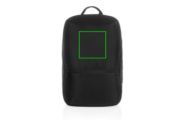 Impact AWARE™ 1200D Minimalist 15,6 collu klēpjdatora mugursoma: Logotipa izvietojums – izstrādājuma priekšpuses augšdaļa