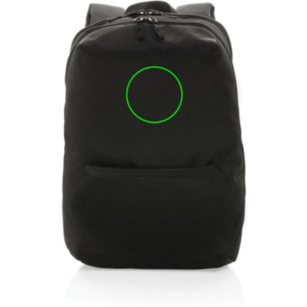 Impact AWARE™ 1200D 15.6'' Laptop-Rucksack: Logoposition – oberer Bereich der Produktvorderseite