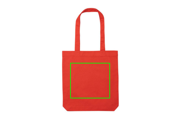 Impact Aware™ 285 gsm rcanvas tote bag: Logo position – back of the product