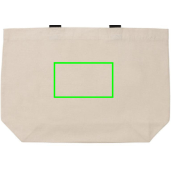 Impact Aware™ 240 gsm rcanvas large tote undyed: Logo position – front of the product