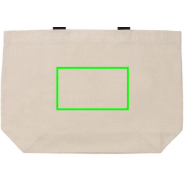 Impact Aware™ 240 gsm rcanvas large tote undyed: Logo position – back of the product