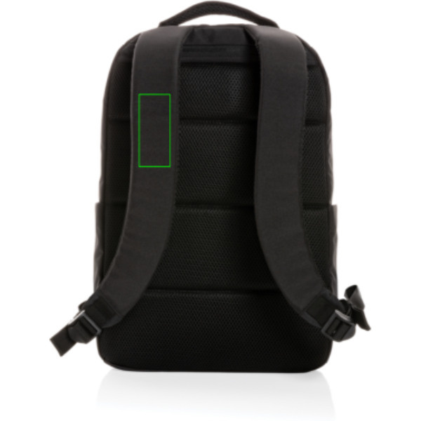 Swiss Peak Brooke AWARE™ RPET daily 15.6" laptop backpack: Logo position – strap: right side