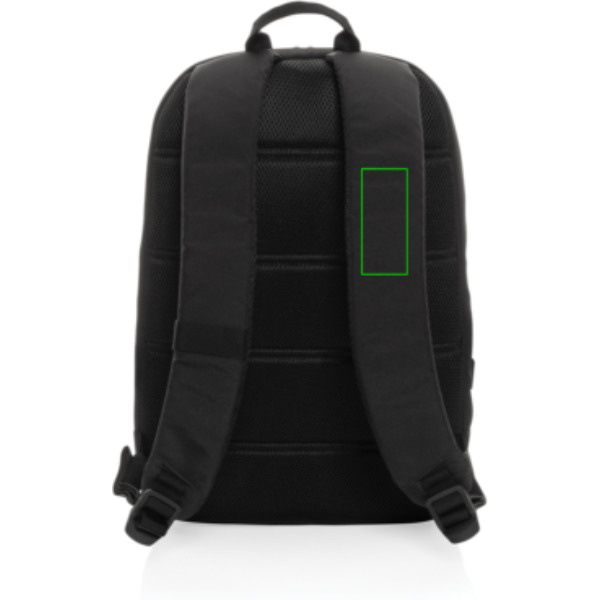Swiss Peak AWARE™ moderna 15,6 collu klēpjdatora mugursoma: Logotipa izvietojums – siksna: kreisā puse