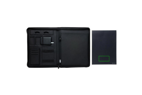 Conférencier A4 Air avec charge sans fil 5 W et batterie externe 5000 mAh: Emplacement du logo — Carnet