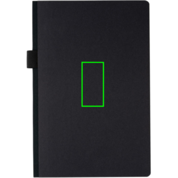 Notes A5 Deluxe w twardej oprawie kraft: Logo position – centre front of the product