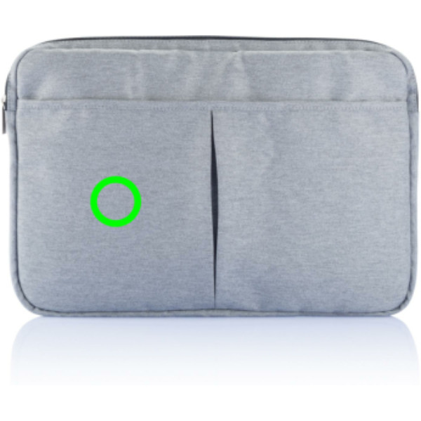 Etui na laptopa 15″ bez PVC: Logo position – left front of the product