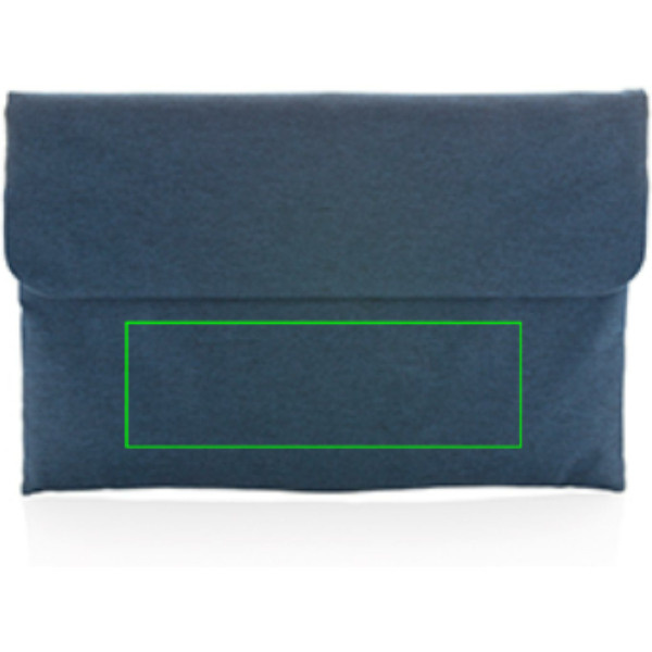 Magnetic closing 15.6" Laptop sleeve PVC free: Logo position – lower front of the product