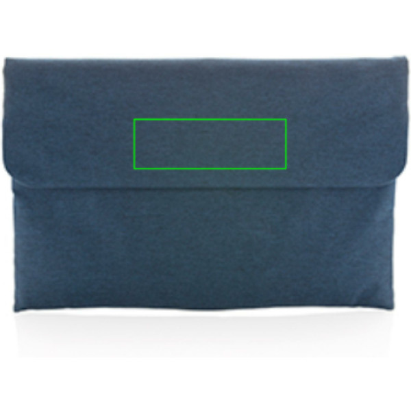 Magnetic closing 15.6" Laptop sleeve PVC free: Logo position – upper front of the product