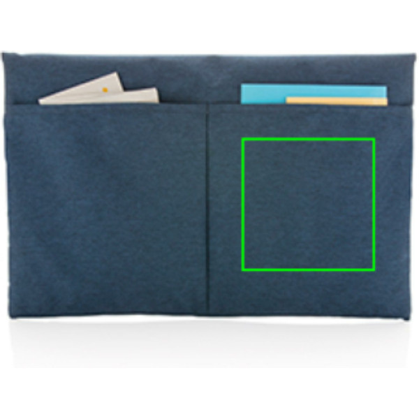 Magnetic closing 15.6" Laptop sleeve PVC free: Logo position – right back of the product