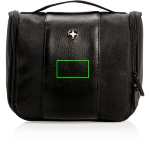 Trousse de toilette: Emplacement du logo – face avant du produit