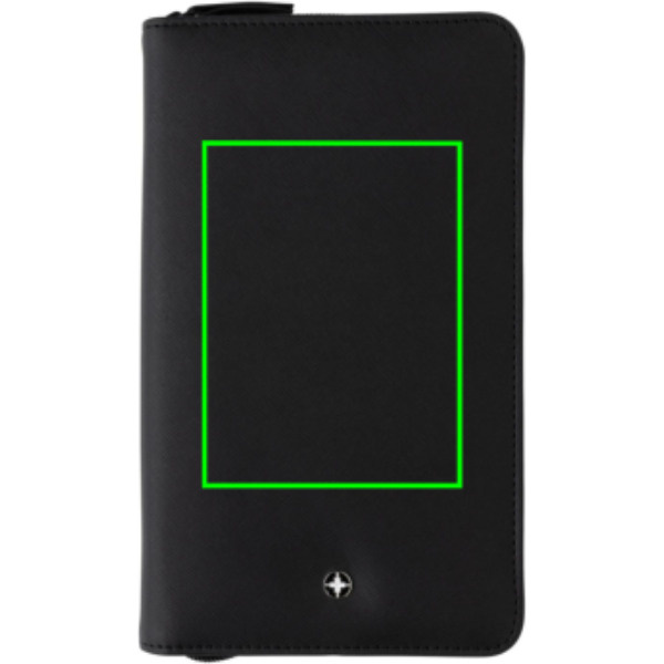 Swiss Peak Heritage RCS rPU RFID reisirahakott: Logo asukoht – toote esikülg