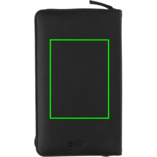Swiss Peak Heritage RCS rPU RFID reisirahakott: Logo asukoht – toote tagakülg