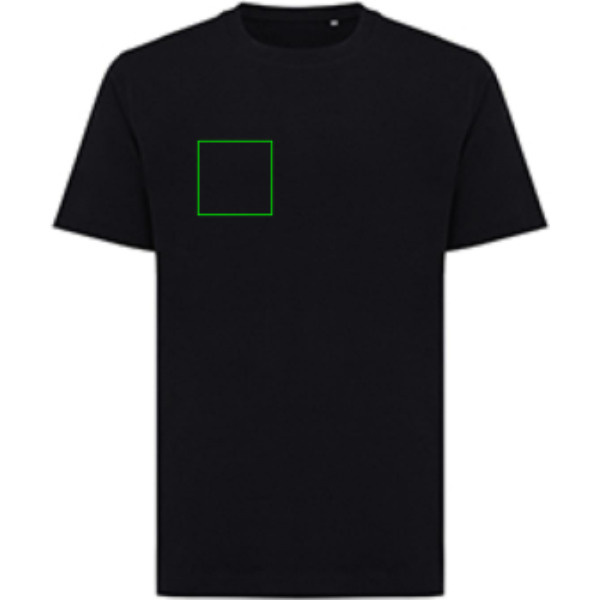 Tee-shirt décontracté Iqoniq Kakadu en coton recyclé: Emplacement du logo – poitrine droite