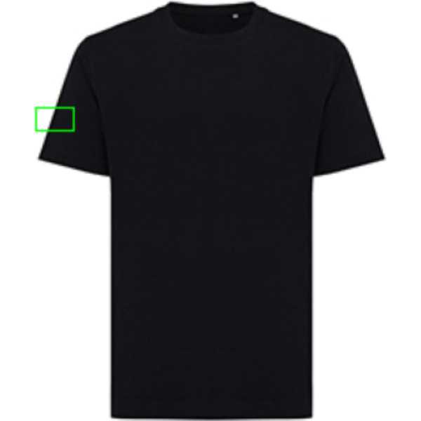 Tee-shirt décontracté Iqoniq Kakadu en coton recyclé: Emplacement du logo – manche droite