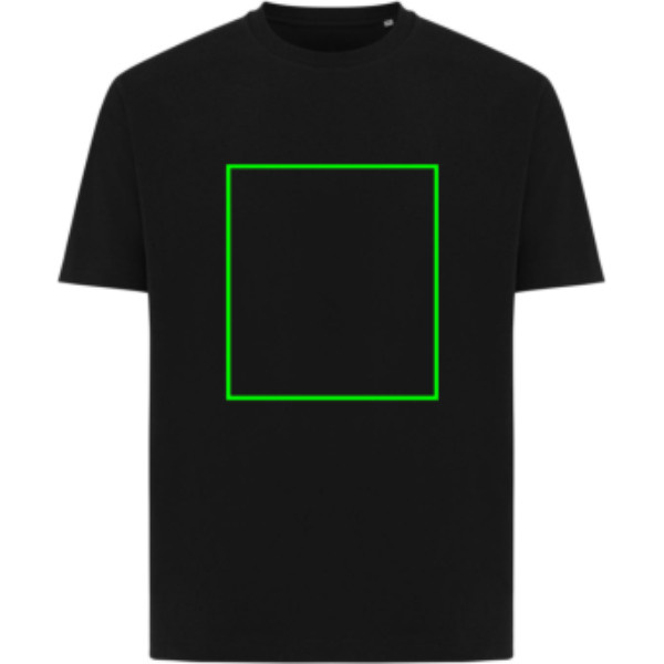 Tee-shirt Iqoniq Teide en coton recyclé: Emplacement du logo – face avant du produit