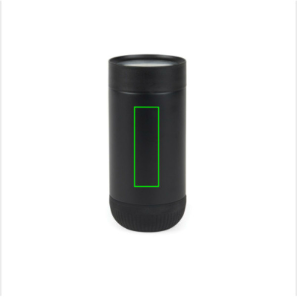 Mug isotherme VINGA Erie 350 ml en acier inoxydable recyclé: Emplacement du logo – face arrière du produit