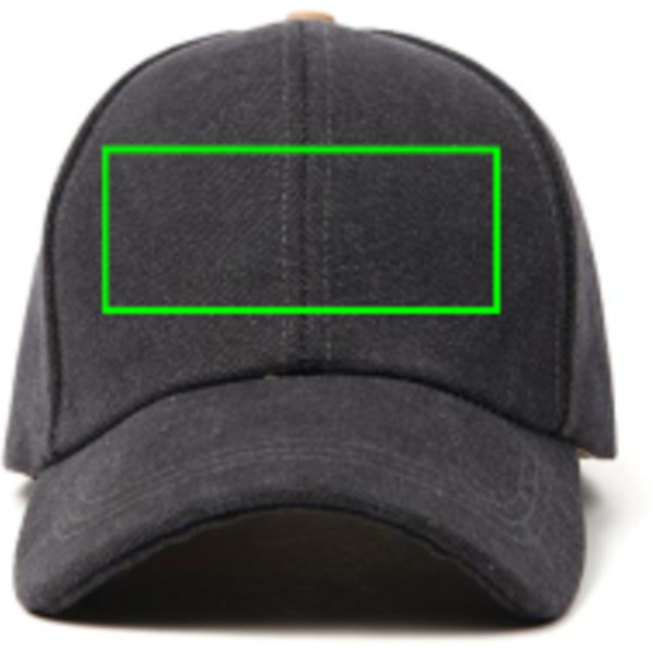 VINGA Bosler AWARE™ Canvas-Kappe: Logoposition – Vorderseite des Produkts