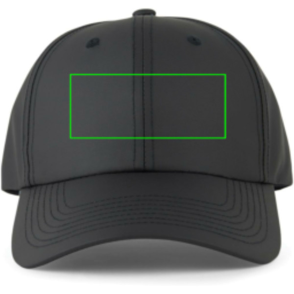 VINGA Baltimore AWARE™ Kappe aus recyceltem PET: Logoposition – Vorderseite des Produkts