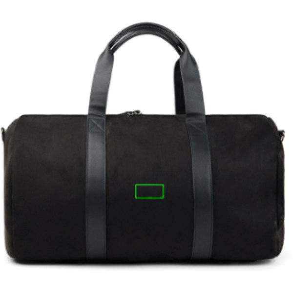 Sac de week-end VINGA Marlow en polyester recyclé RCS: Emplacement du logo – face arrière du produit