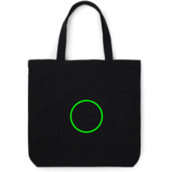 VINGA Hilo AWARE™ recycled canvas tote bag: Logo position – front of the product