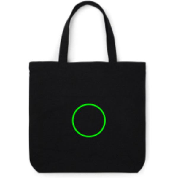 VINGA Hilo AWARE™ recycled canvas tote bag: Logo position – back of the product