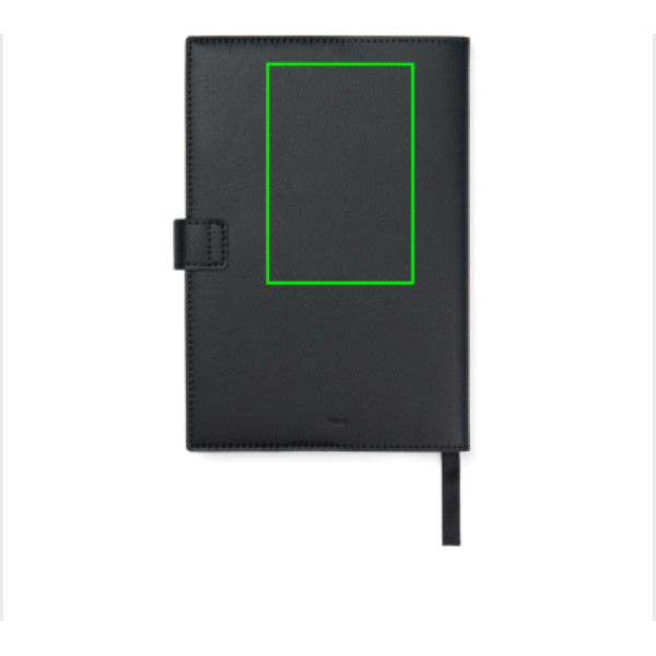 Notes VINGA Timo PU RCS RPET: Logo position – upper back of the product