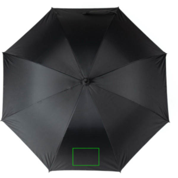 Parasol VINGA Baltimore AWARE™ RPET 23 cale: Logo position – umbrella